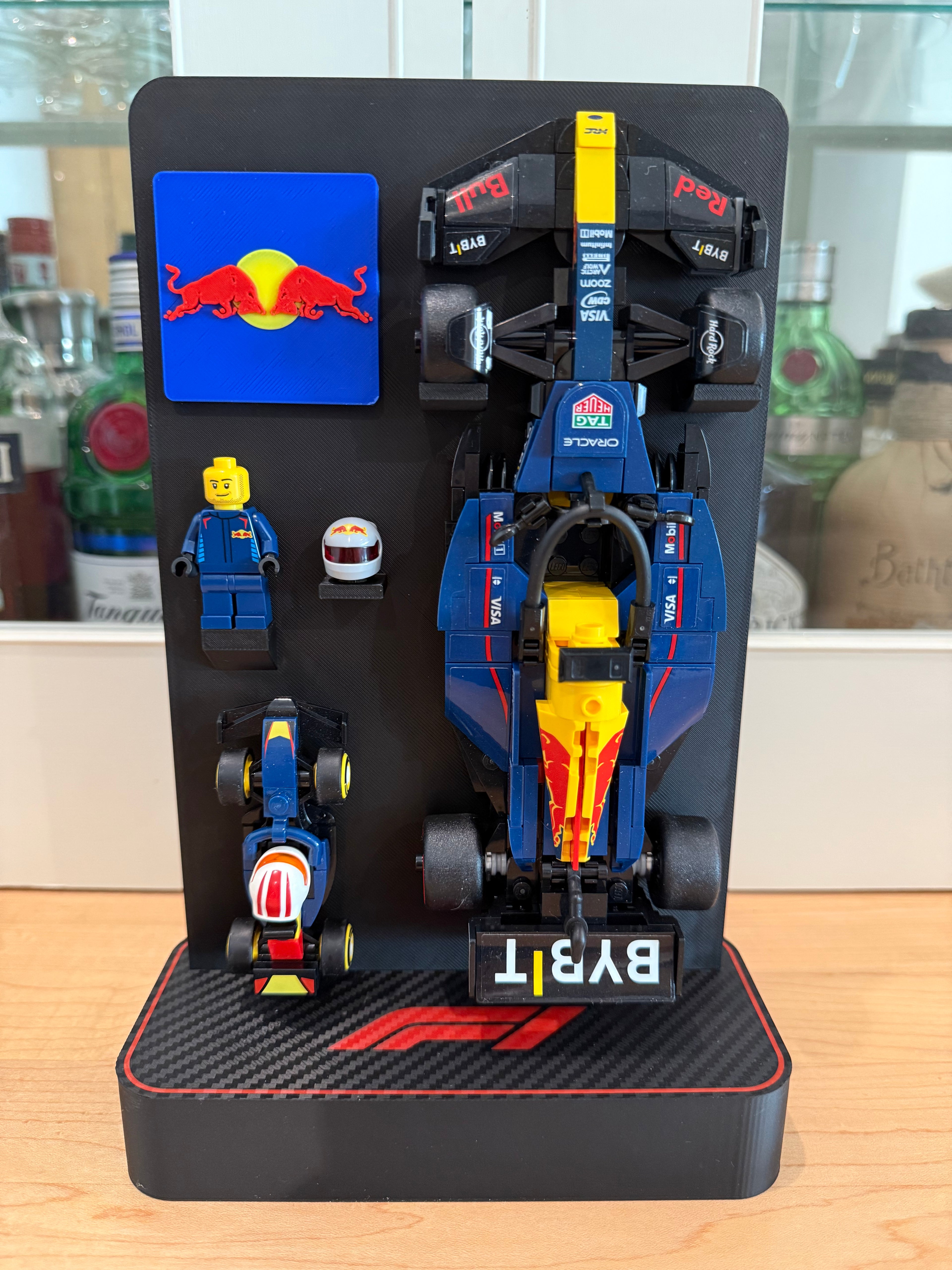 Speed Champions F1 Display Stands - Compatible with LEGO Formula One Sets 77242 to 77251 and LEGO F1 minis 6538425 to 6538436