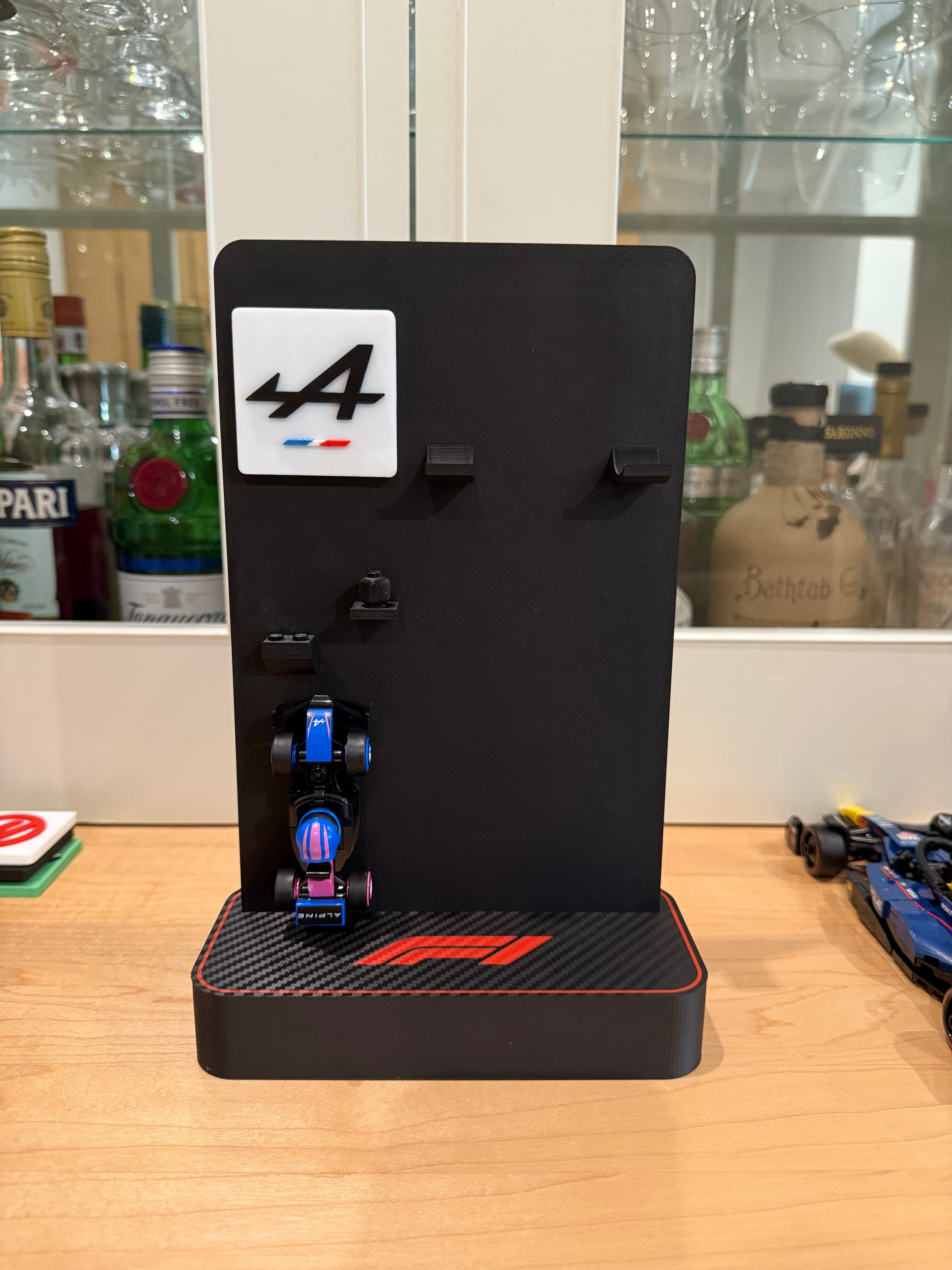 Speed Champions F1 Display Stands - Compatible with LEGO Formula One Sets 77242 to 77251 and LEGO F1 minis 6538425 to 6538436